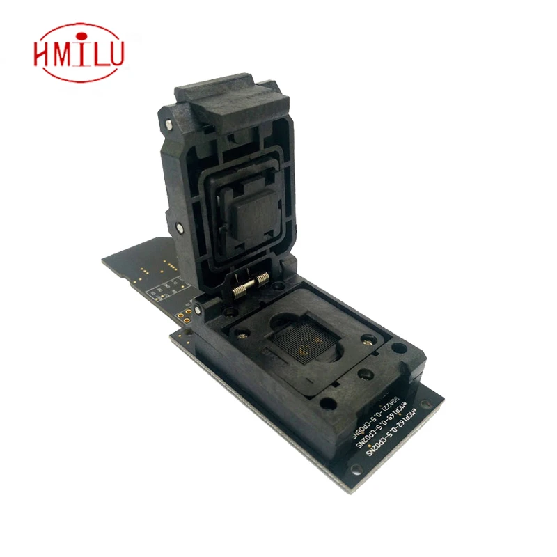 

eMMC Reader test socket with SD Interface,Clamshell Structure BGA153 BGA169 Chip Size 12x16mm Pitch 0.5mm for data recovery