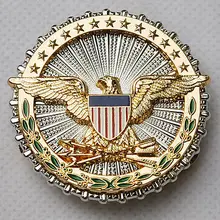 Металлический значок для идентификационной идентификации в военной службе США-US113