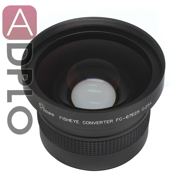 Pixco 67mm 0.25X Super Fisheye Wide Angle Lens Suit For Canon Nikon Sony Pentax Camera Lens