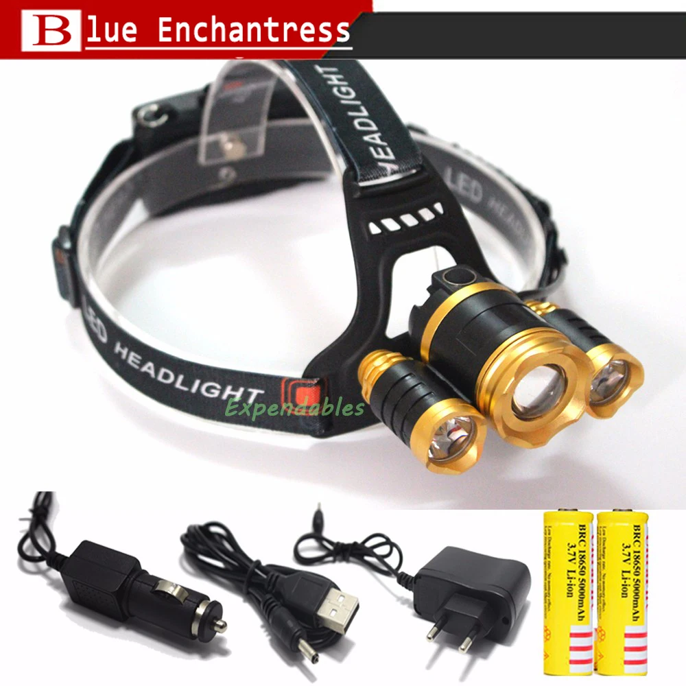 3 CREE XM L T6 led headlamp headlight 10000 lumens...