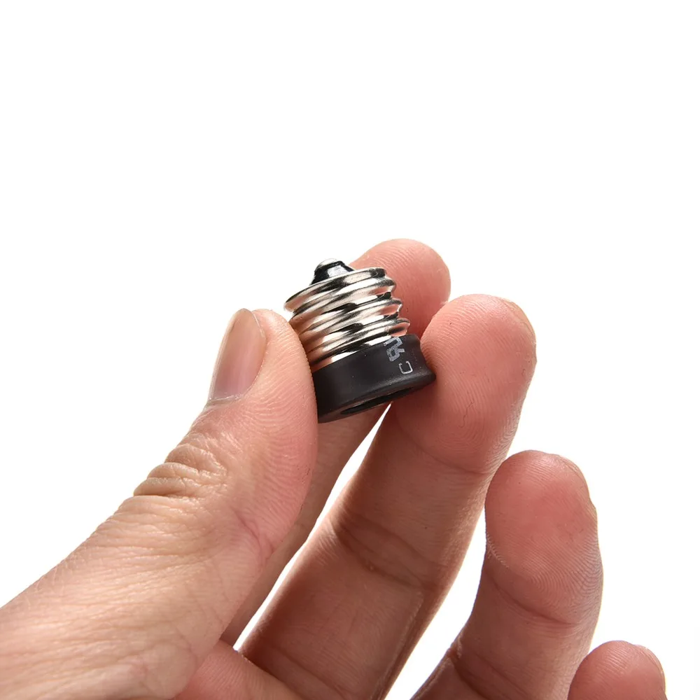 

1pc High Quality E17 to E12 adaptor Candelabra Base Light Weatherproof Converter Adapter