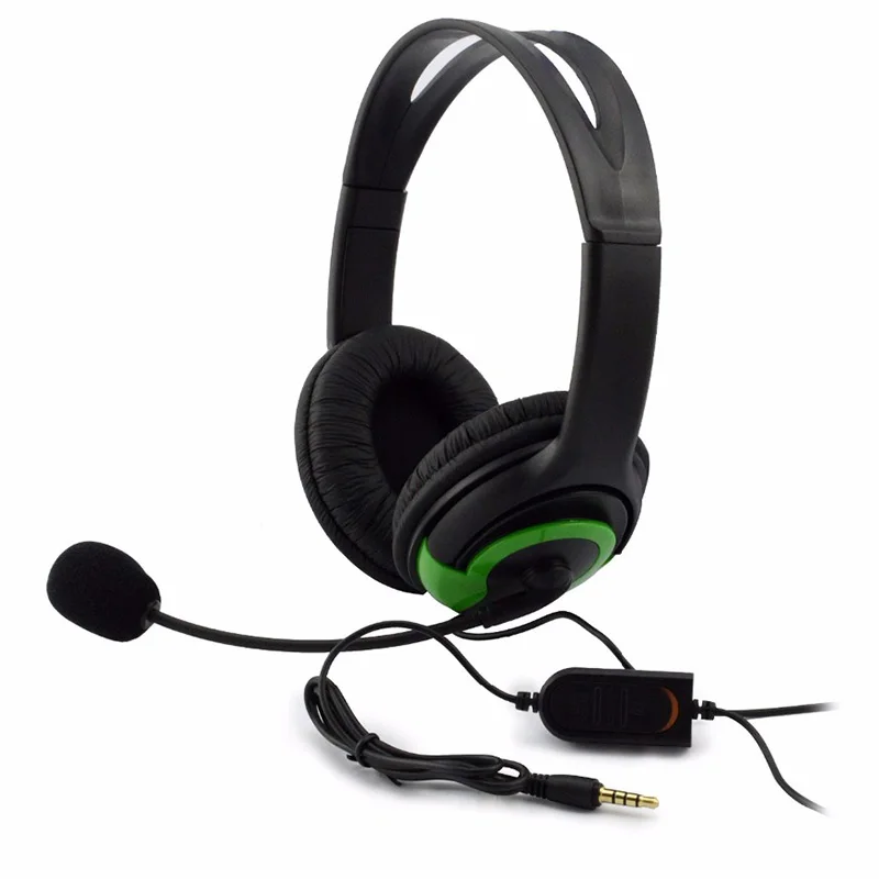 3 5mm Plug Wired Gaming Stereo Headset big Headphone Earphone with Microphone Voice Control for Sony PlayStation4 PS4 XBOX360
