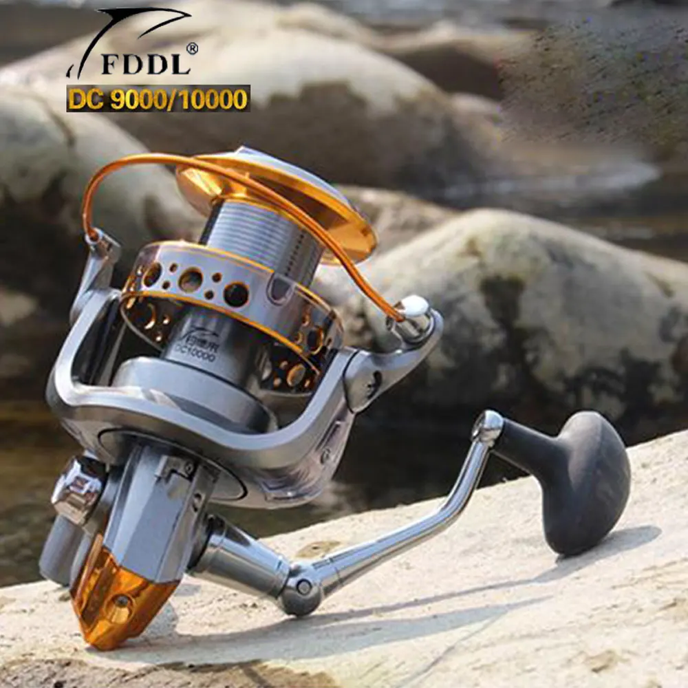 

New Big Spinning Fishing Reel 12BB + 1 Bearing Balls 9000-10000 Series Spinning Reel Boat Rock Fishing Wheel Free Shipping