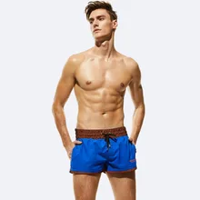 Мужские пляжные шорты Пляжные Шорты повседневные быстросохнущие мужские купальники бермуды повседневные спортивные штаны для активного отдыха