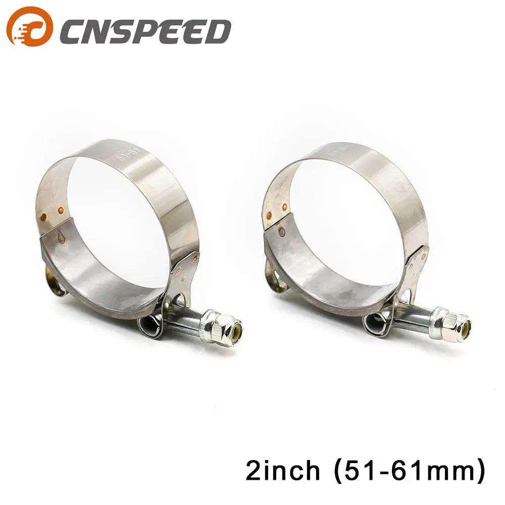 CNSPEED Universal 2"Inch(51mm 61mm)Silicone Turbo Hose Coupler T Bolt