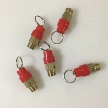 3PCS/lot 1/4'' 4bar 0.4MPA BSP Air Compressor Safety Release Valve Pressure Relief Regulator 58psi Pressure relief valve dental turbine unit compressor air pressure relief valve manometer meter