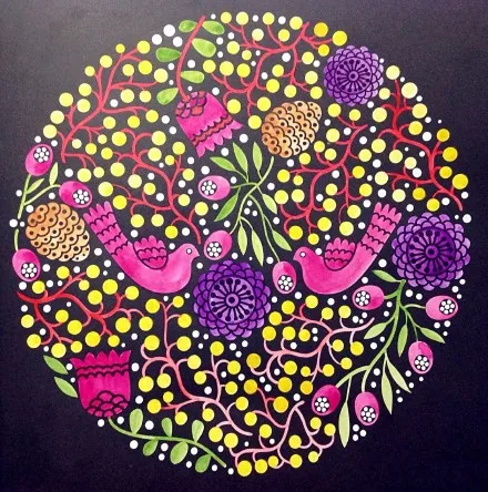 Книга для рисования с мандалой 68 страниц детей и взрослых|relieve stress|mandala coloring