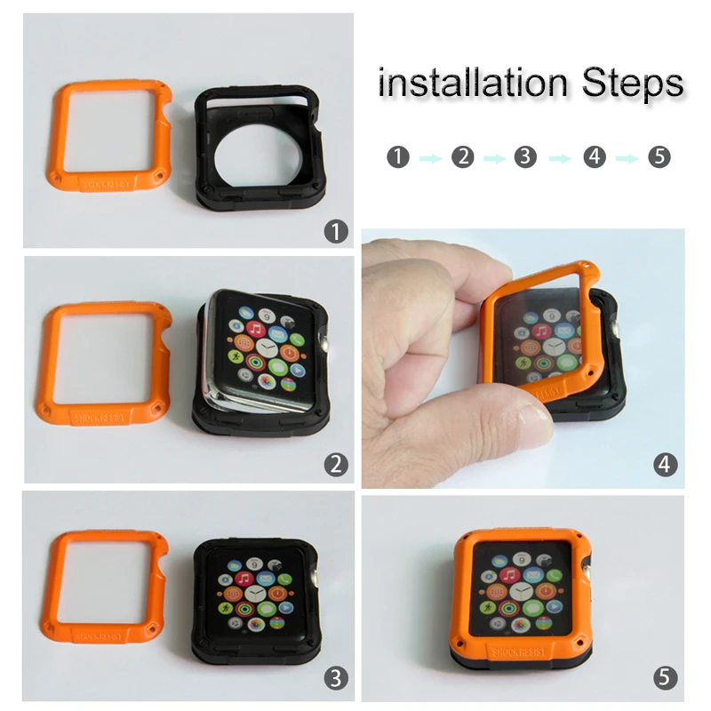 Защитная крышка SGP для Apple Watch 6 SE чехол 44 мм 40 42 38 PC iwatch 5 4 3 2 Аксессуары защиты от