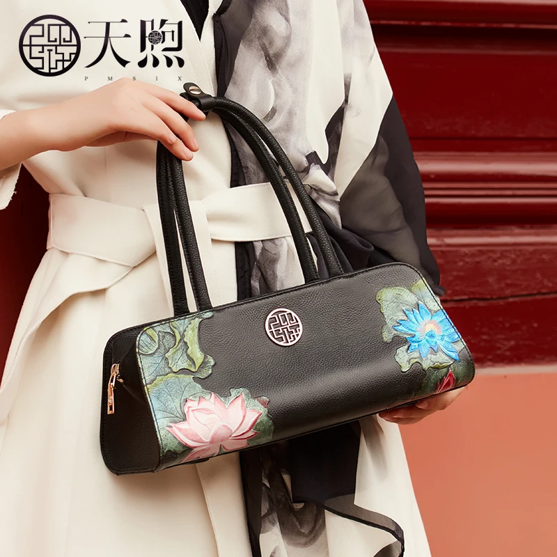 Женская сумка из натуральной кожи с рельефным тиснением|bags with|women bagshoulder bags |