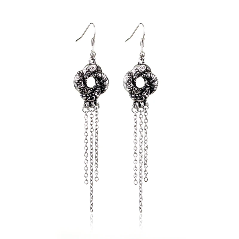 Freeshipping 12 pairs много 007 Алжирских Loveknot Серьги Веспер Линд Бонд Казино Рояль девушка