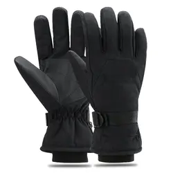 2018 Для мужчин лыжные перчатки для сноуборда перчатки зимние мотоциклетные Водонепроницаемый Полный Finger варежки Открытый теплые перчатки
