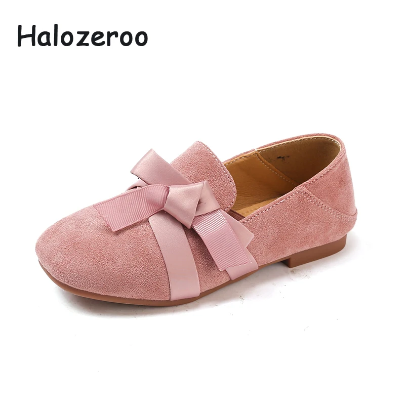 

Spring New 2019 Baby Girls Bow Shoes Children Fashion Flats Kids Brand Soft Loafer Princess Black Shoes Sweet Shoes Dance Shoes