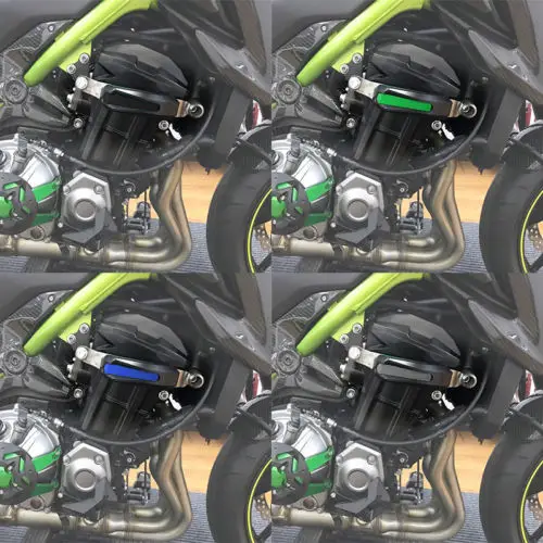 2 шт. Z900 Мотоцикл CNC алюминиевые части для Kawasaki 2017 2018 крышка двигателя Краш колодки
