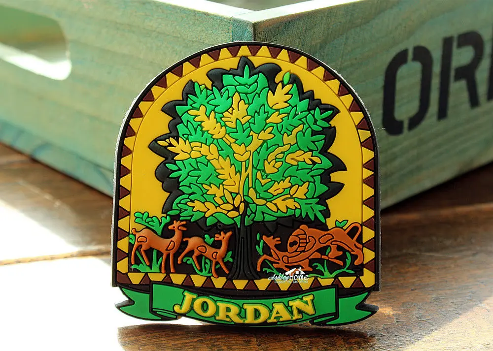 

Sahabi Tree, The Blessed Tree in Jordan, Tourist Travel Souvenir Rubber Fridge Magnet