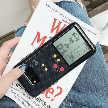 

Luxury Retro Gameboy Tetris Phone Cases For Samsung Galaxy S8 S9 Plus Play Game Console Back Cover for Samsug S8 S9 coque fundas