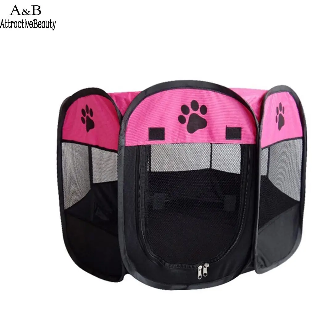 

Pet Tent Portable Detachable Playpen Dog Folding House Home Puppy Kennel Cat Cage