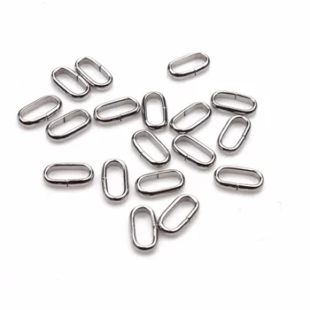 

20pcs/lot Stainless Steel Pendant Bails Clips & Pendant Clasps Tone 5*10mm for DIY Jewelry Making Findings & Accessories