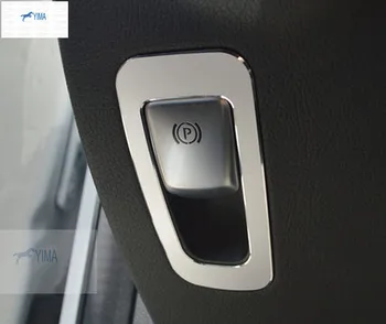 

Yimaautotrims Interior For Mercedes Benz GLC X253 2016 - 2018 Metal Electronic Hand Brake Park Frame Cover Trim Kit