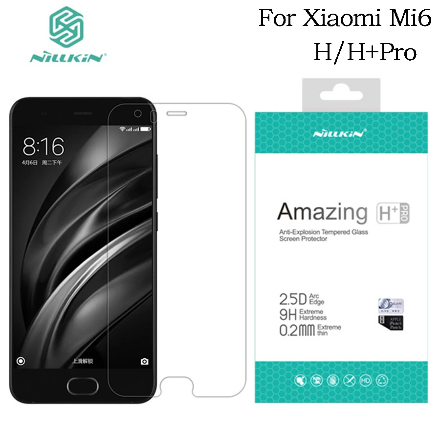 Закаленное стекло для Xiaomi mi8 mi 8 SE S mi6 NILLKIN Amazing H / + Pro прозрачная нанометровая