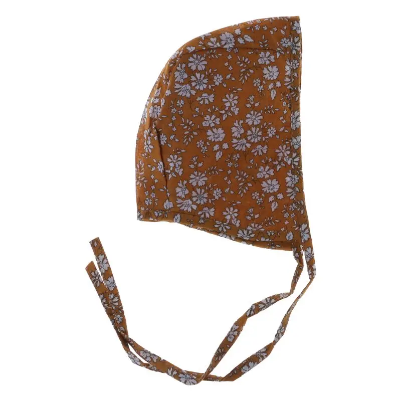 Детские Hat Цветочные Винтаж новорожденных фотографии Косплэй Двусторонняя льняные ремни для мальчиков реквизит для девочек Кепки