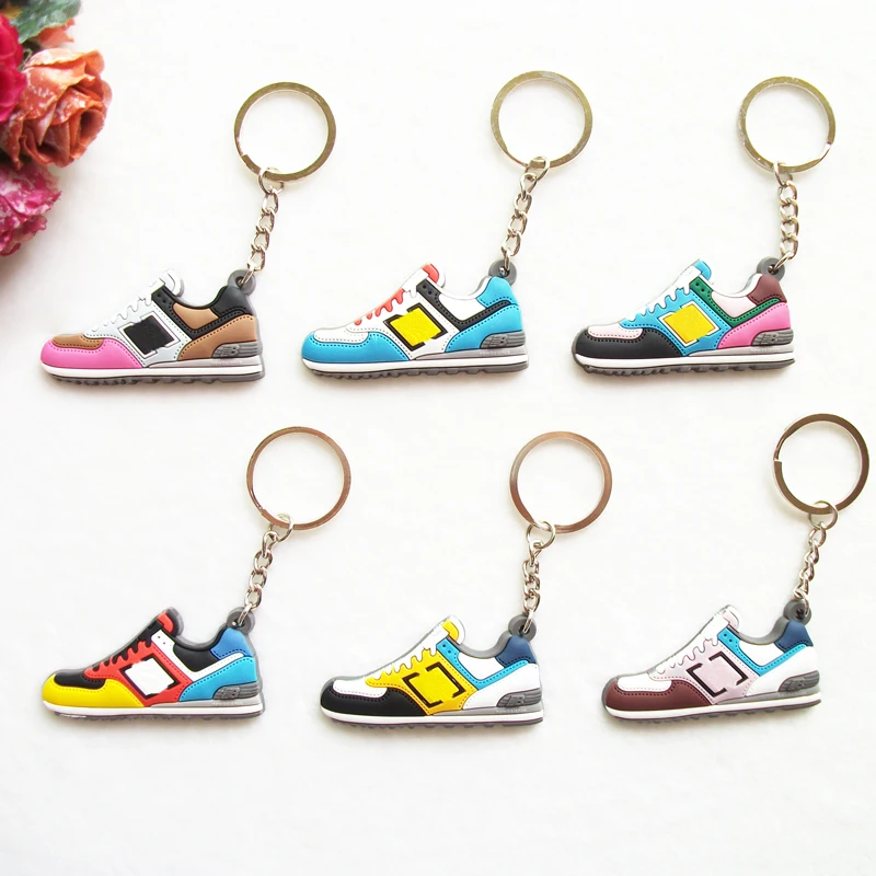 

Mix 12pcs/lot DORAEMON 574 Key Chain Sneaker Keychain Kids Key Rings Key Holder for Woman and Girl Gifts