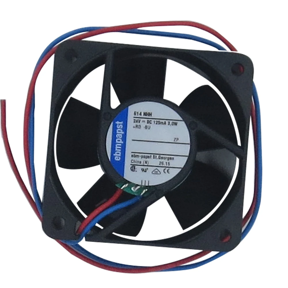 Новый оригинальный немецкий вентилятор 614NHH ebm papst 6025 DC24V 3 0 W инверторный