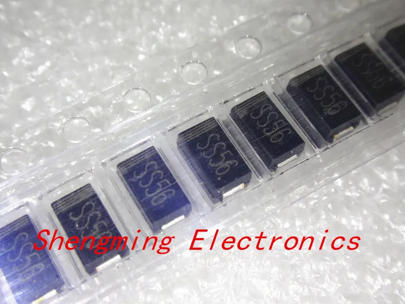 1000 шт. SS56 SR560 60V 5A SMA SMD диодный DO-214AC | Электронные компоненты и принадлежности