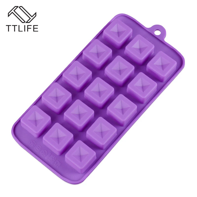 TTLIFE Силиконовый поднос для кубиков льда форма шоколадного печенья помадка желе