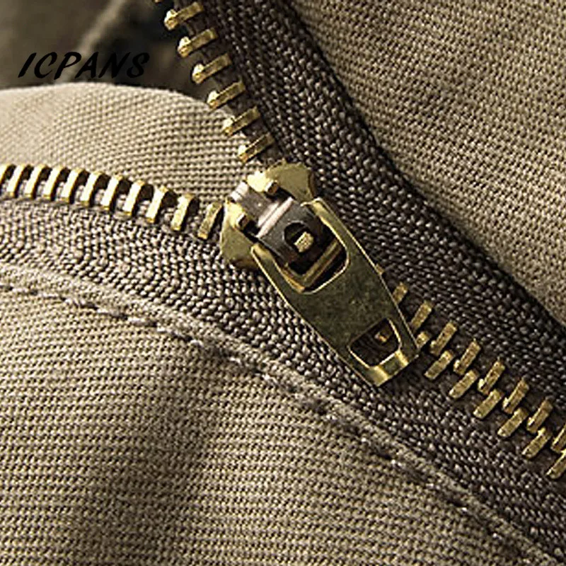 ICPANS 8 Multi Pocket Work pants Military Tactical Cargo Pants Men Black Plus Size 40 42 44 46 Overalls Casual Trousers Men