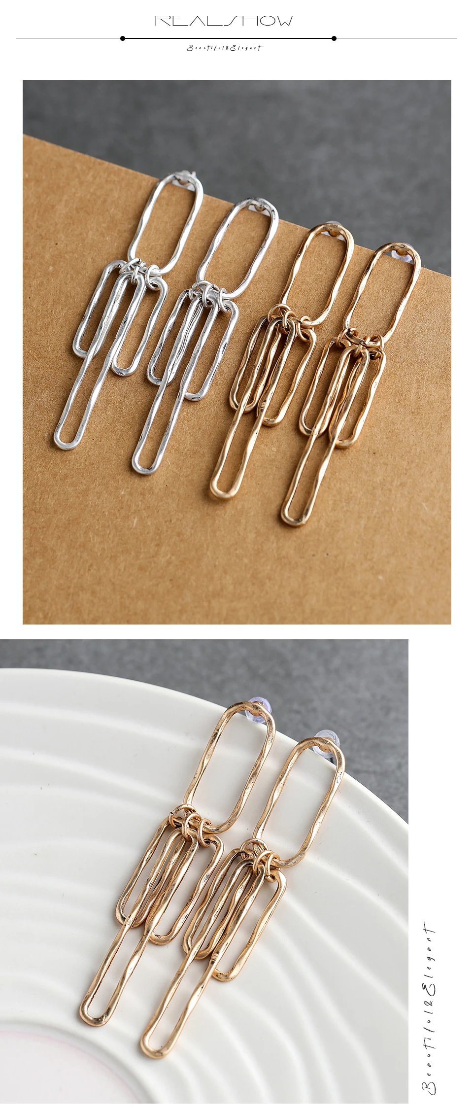 Золотые Винтажные серьги для женщин, геометрические серьги-гвоздики из металлического цинкового сплава, массивные серьги в виде единорогов, ювелирные изделия для ушей