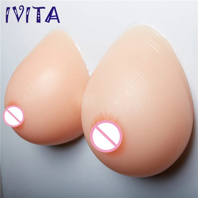 IVITA 6000g 1 Pair Huge Silicone Breast Forms False Boobs Enhancer Women Form For Crossdresser Transvestite