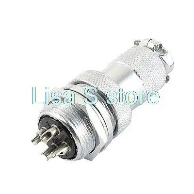 GX20-4 AC 250В 10А 19 мм резьба 4Pin металлический мужской женский авиационный разъем |