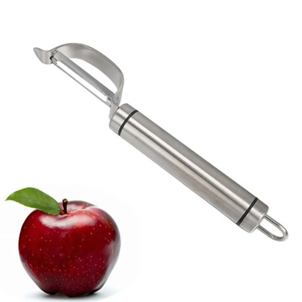 

Best Promotion Stainless Steel Antislip Fruit Vegetable Potato Peeler Knife Slicer Peel Blade Tool For Kitchen Hot Sale Cutting