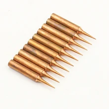 10 шт./лот 900M-T-I диамагнитный медный наконечник паяльника бессвинцовый наконечник паяльника 933.376.907.913.951, 898D, 852D+ паяльная станция