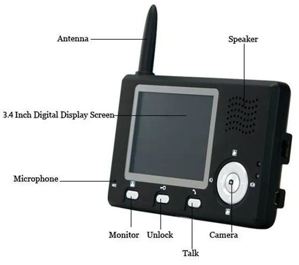 3.5 ''TFT Дисплей Беспроводной Видеодомофоны Дверные звонки дверь домофон Системы