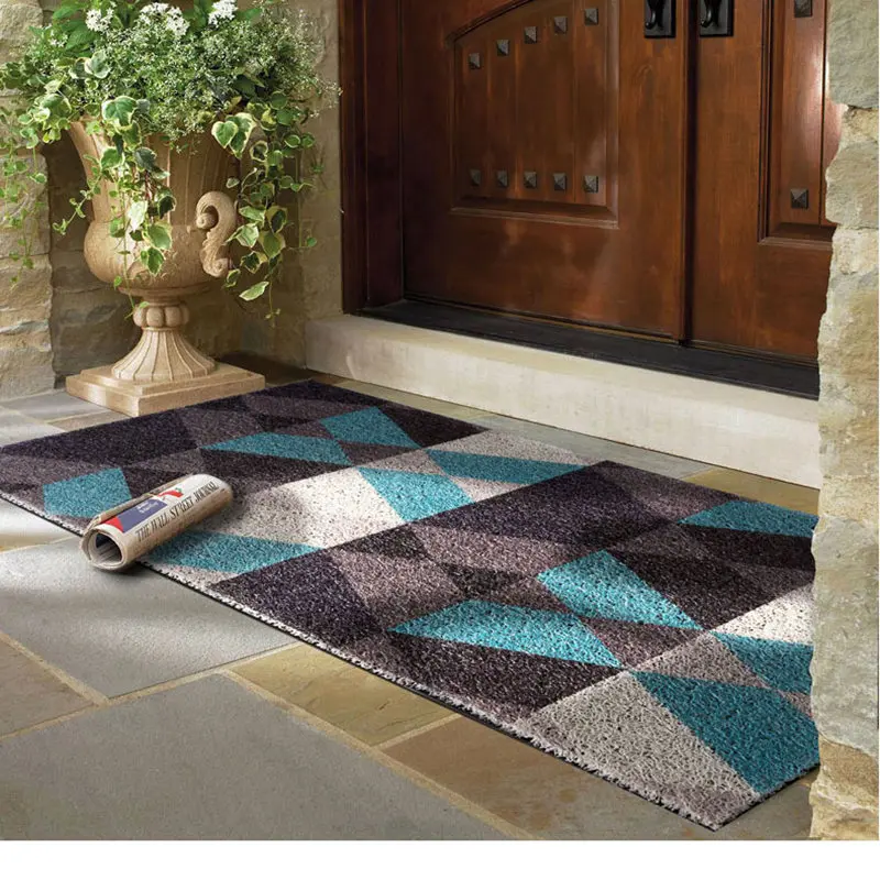 Hot Selling Geometric Pattern Door Mat Floor Carpet For Porch Rug Anti-Slip Doormat Home Decor Home Hallway Entrance Floor Mat Hot Selling Geometric Pattern Door Mat Floor Carpet For Porch Rug Anti-Slip Doormat Home Decor Home Hallway Entrance Floor Mat