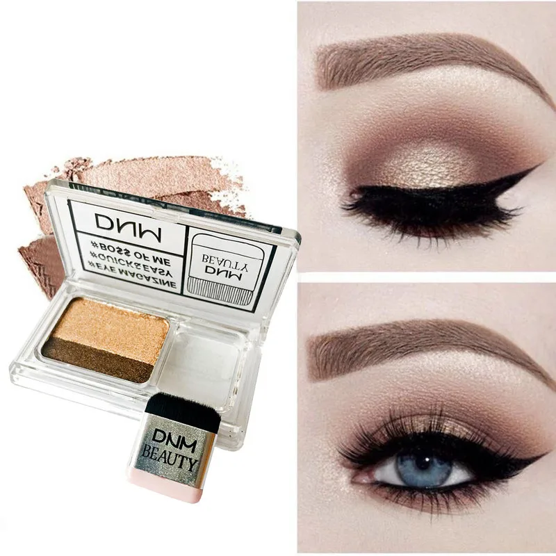 

1PCS Lazy Dual Gradient Colors Eye Shadow Shimmer Matte Makeup Palette Lasting Eye Shadow New Waterproof Cosmetics Pigment Kit