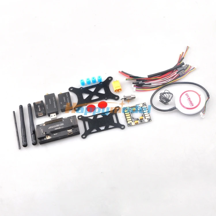 APM2.8 Flight Controller + M8N GPS + 3DR Telemetry + Power Module + MICRO OSD+Damper Board for FPV Multicopter