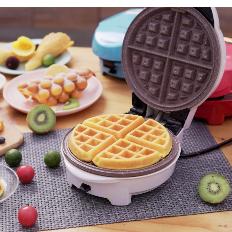 

Home DIY Waffle Maker Multi-function Egg Roll Cake Muffin Waffle Maker Egg Machine Electric Baking Pan Automatic 10pcs mold