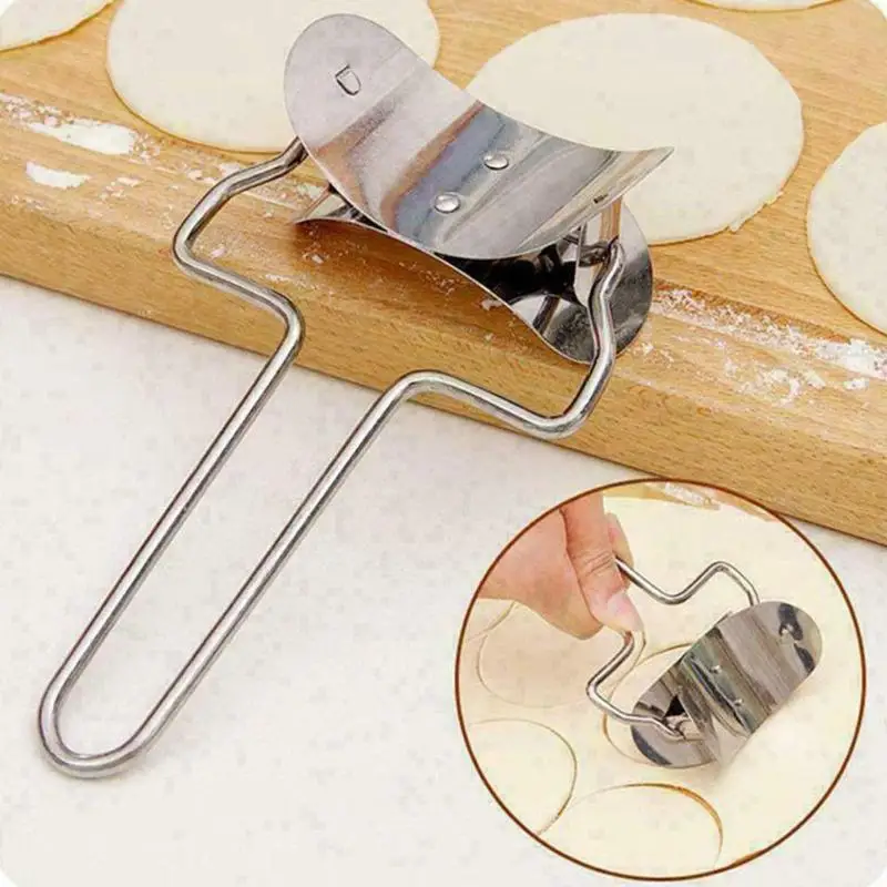 

Stainless Steel Dough Press Dumpling Maker Mold Pastry Cutter Kitchen Tool