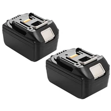 HOT-2x 18V 6.0AH Battery For Makita BL1860 BL1840 BL1830 BL1815 LXT Lithium Ion