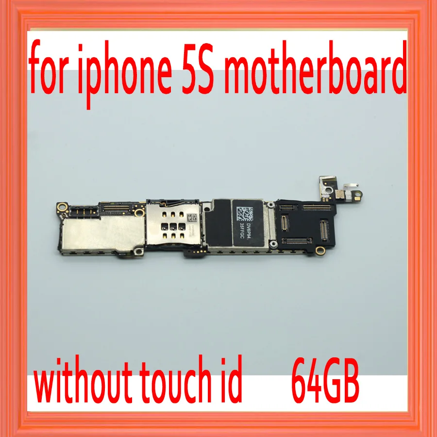 

16gb 32gb 64gb for iphone 5S Motherboard without Touch ID,100% Original unlocked for iphone 5S Logic boards with Full Chips