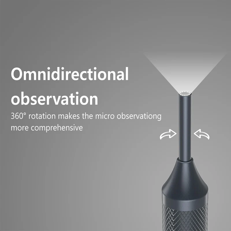 Медицинский WIFI эндоскоп камера 5 мм 2mp мини ухо нос Otoscope Водонепроницаемый