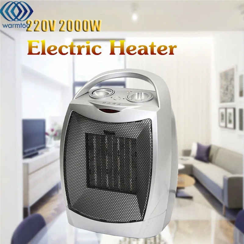 220V 2000W Electric Heater Warm Air Fan Adjustable Desktop Wall Handy Heater Stove Warmer Machine for Winter Home Office 220V 2000W Electric Heater Warm Air Fan Adjustable Desktop Wall Handy Heater Stove Warmer Machine for Winter Home Office