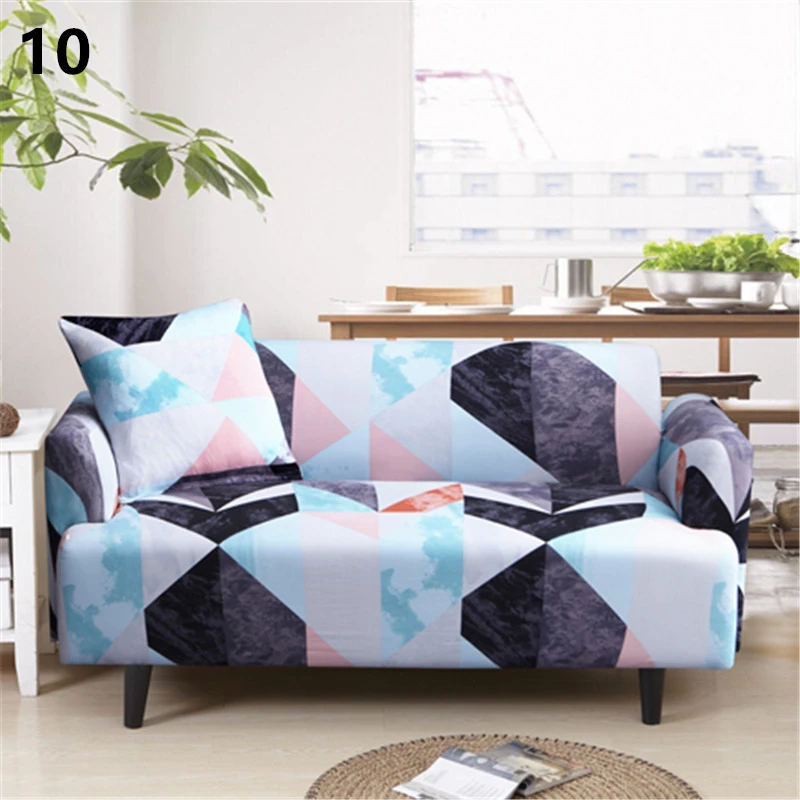 

Polyester Elastic Stretch Plant Printing Sectional Sofa Cover Protective Slipcovers All-inclusive Couch Case Cover Living Room
