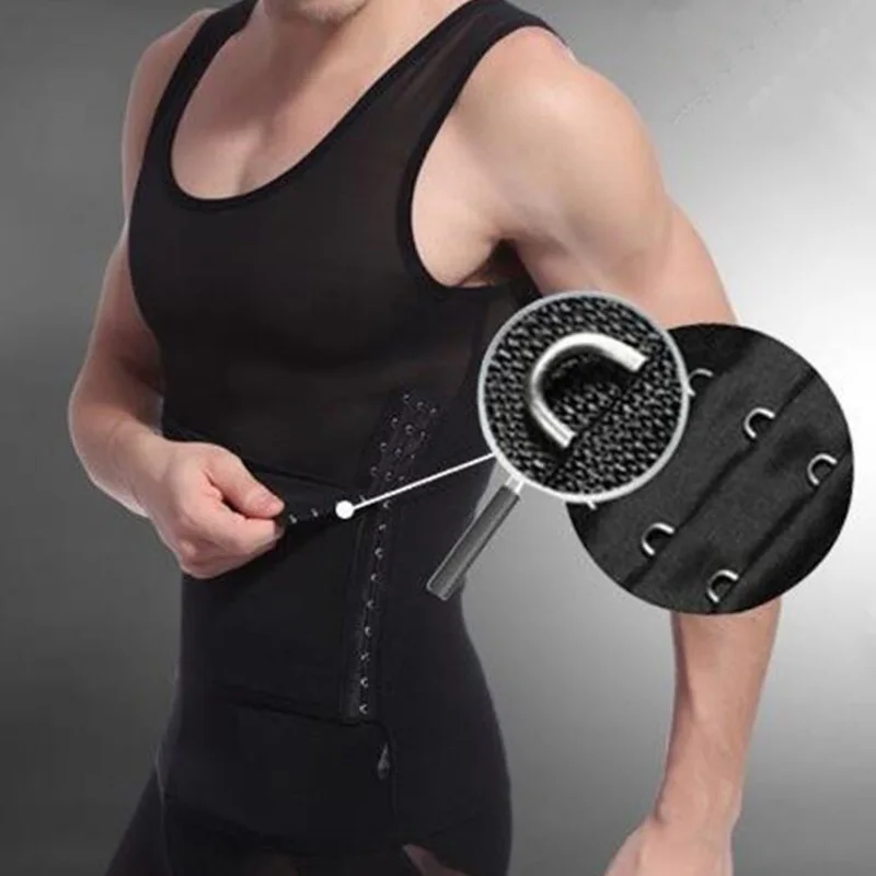 

Men's body sculpting vest slimming clothes chest corset abdomen corset fat burning line deduction shaping tight underwear sy004