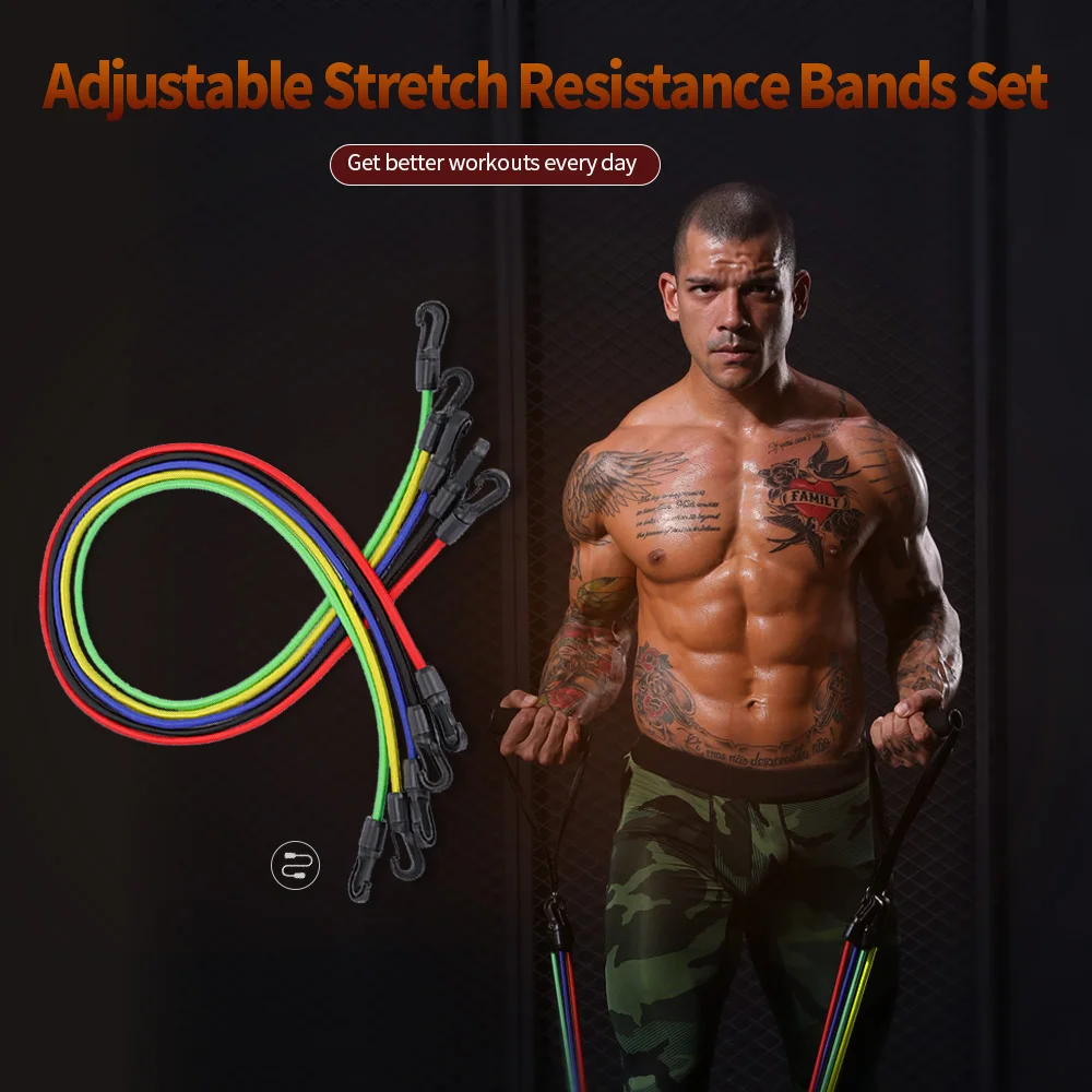 Регулируемый эластичный набор эспандеров унисекс трос для йоги Тренажёр для фитнеса легкий