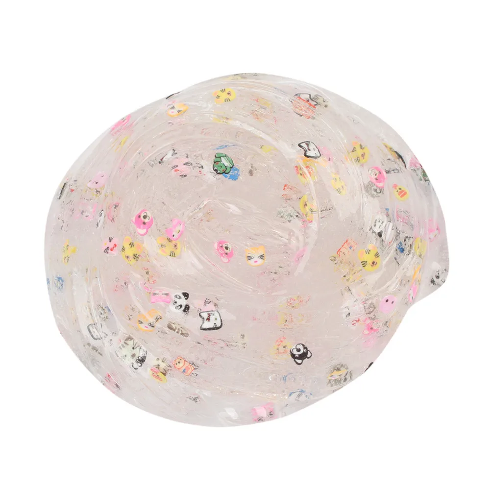 Пушистый слизь смешивания Цвет облако cristal грязи Ароматические Squishy putty игрушки-антистресс Желе DIY игрушки 25S8107 Перевозка груза падения - Цвет: F