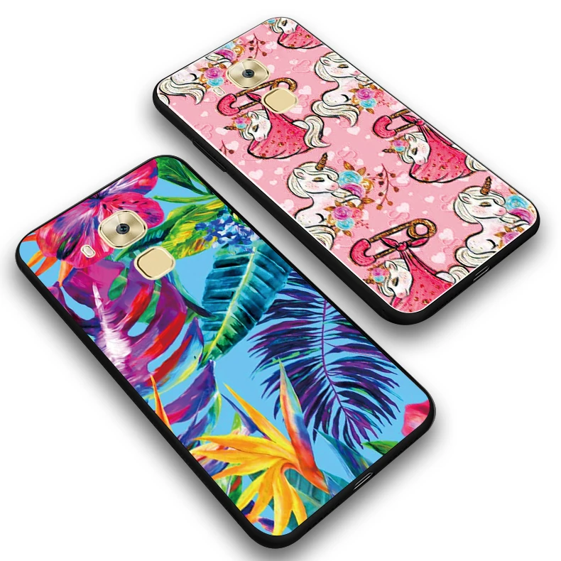 

Silicone soft TPU Phone Case back cover For HUAWEI Maimang 4 G8 D199 Flowers Phone case Multi graph For HUAWEI Maimang 4 D199 G8