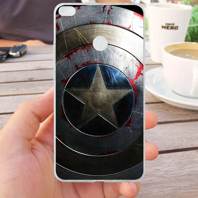 

Mutouniao Avengers Design-1 Silicon Case Cover For Xiaomi Redmi Note 5 Mi Mix Max 2 5X 6 6X A1 A2 8 SE 6A S2 Y2 Pro Pocophone F1